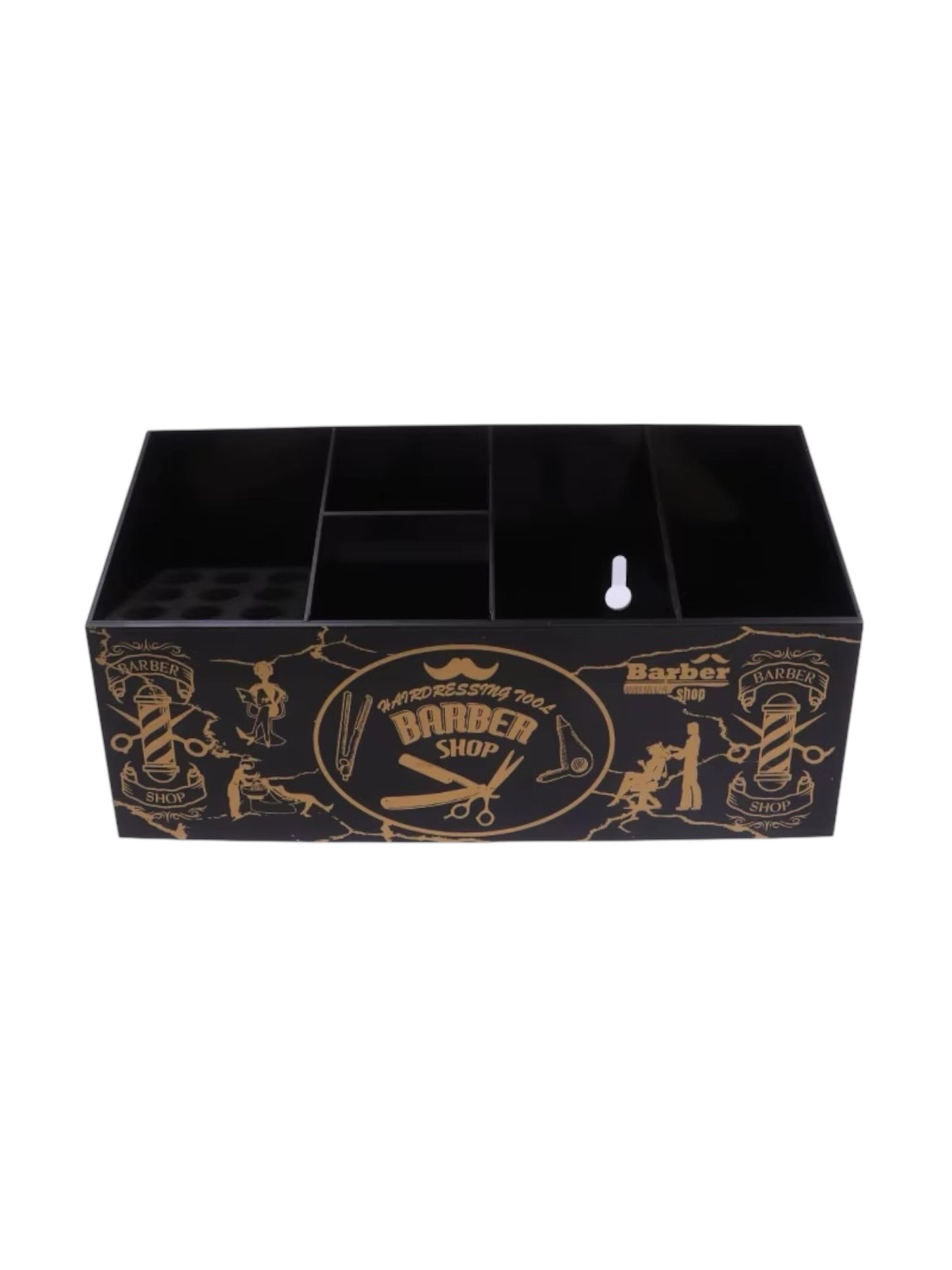 Spot Hairdressing Scissors stand Case black Gold