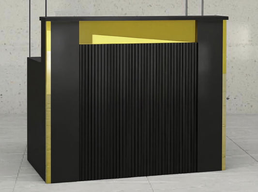 Braber Checkout tables gold black Golden Style.