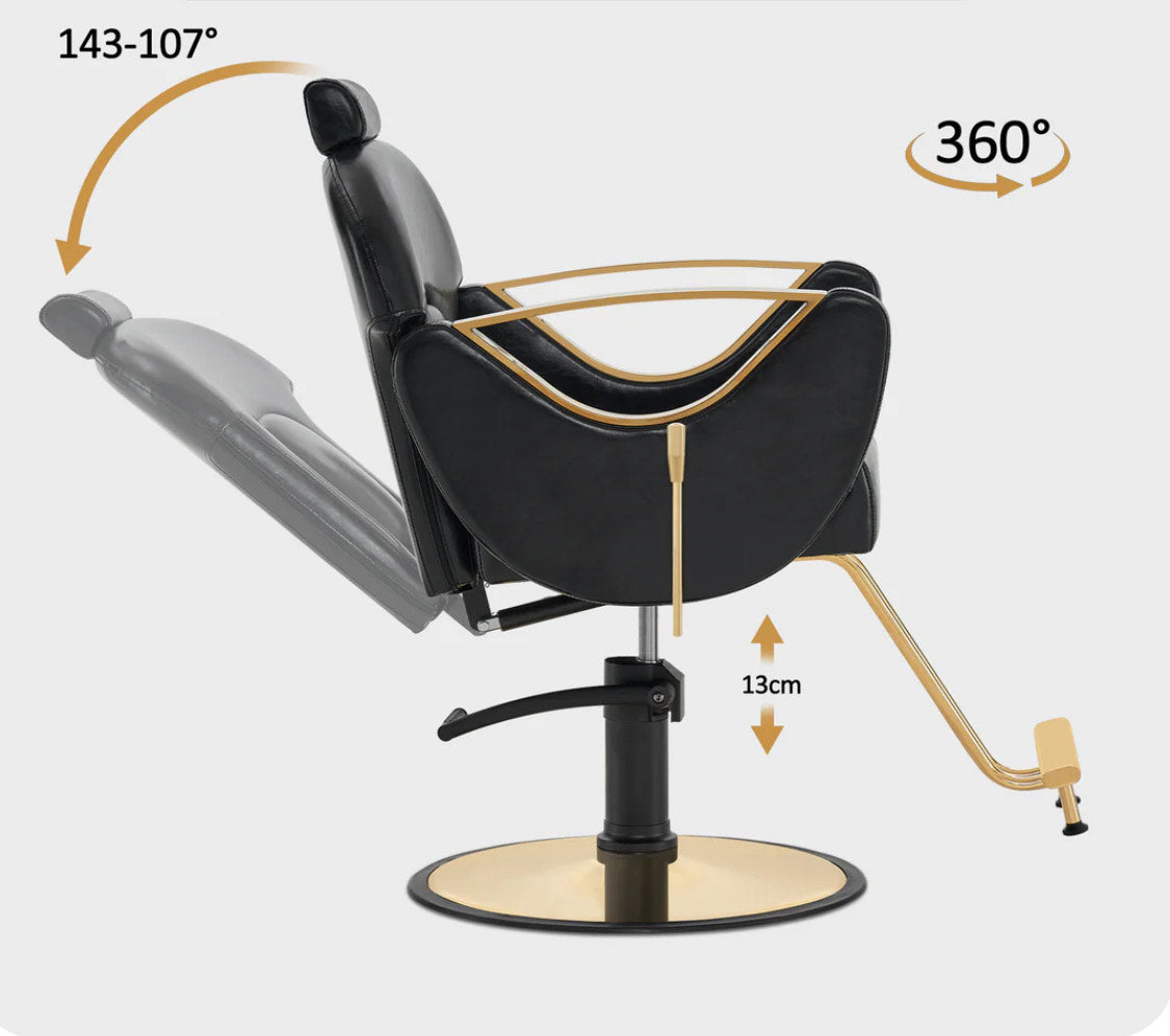 Barber chair Golden Style.