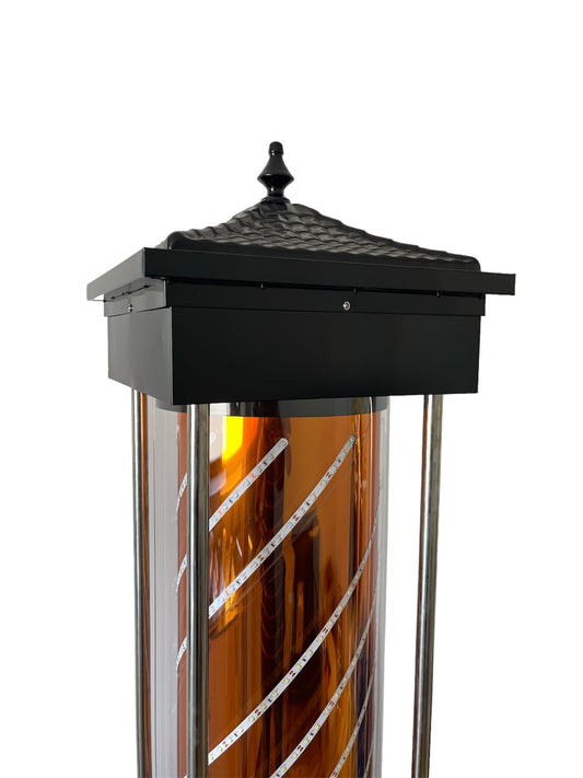 Golden style barber lamp