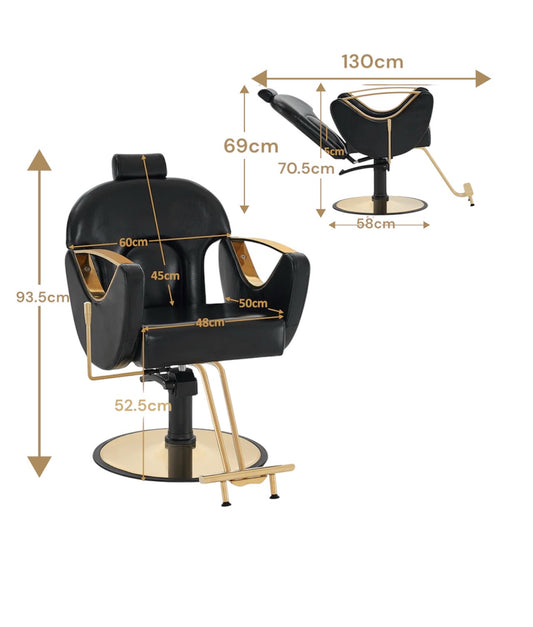 Barber chair Golden Style.