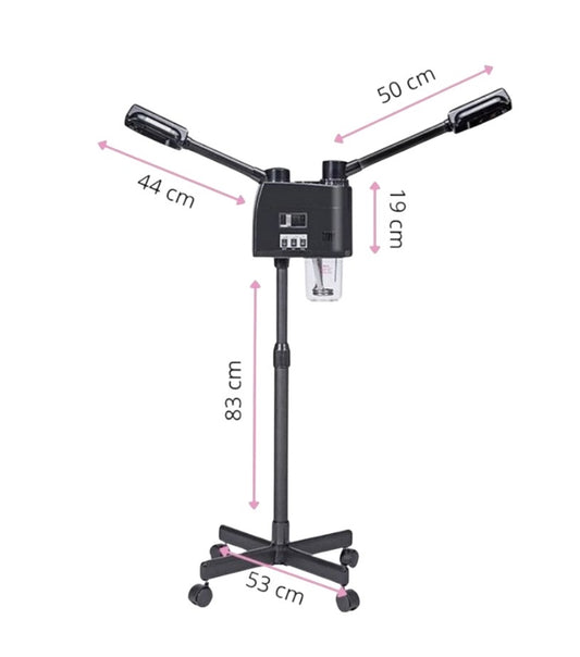 Guardian Beauty 2-in 1 Facial Steamer-Hot & Cold Steam Facial Sauna Ozone Steamer for Cosmetic & Spa Use
