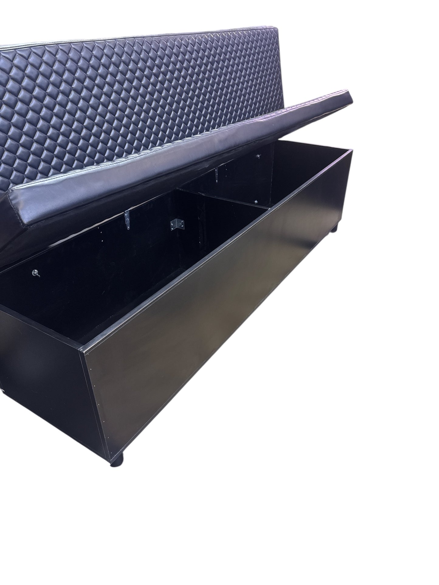 Barber Waiting Bench black on black