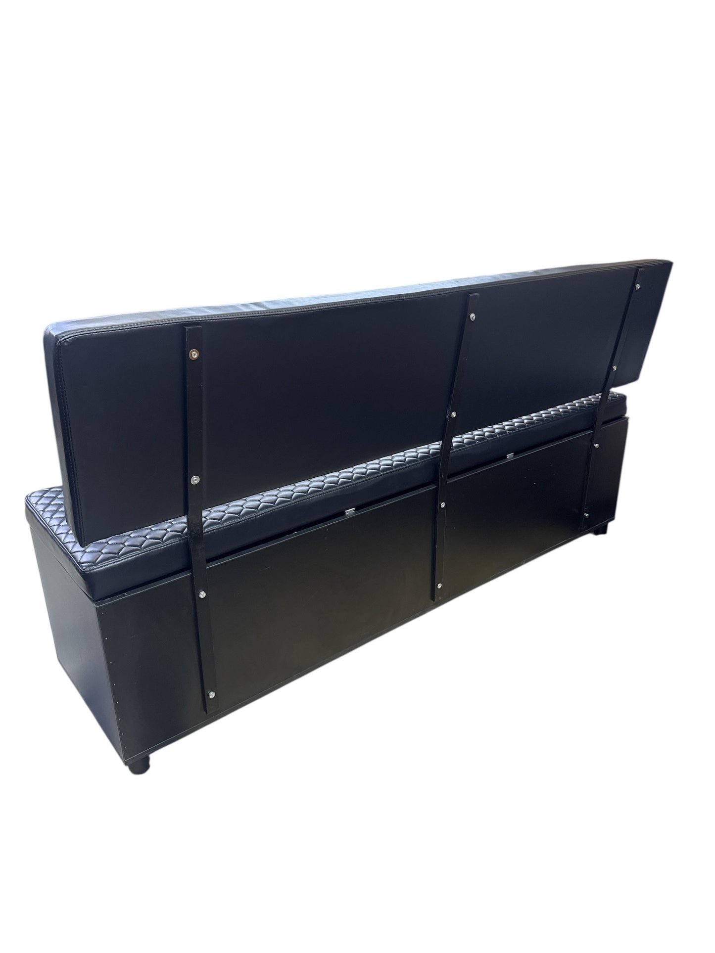 Barber Waiting Bench black on black