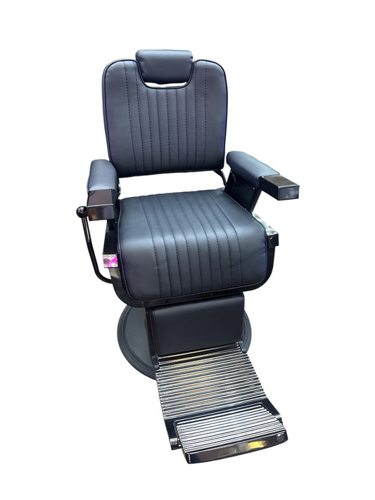 barber Chairs black on black Golden Style.