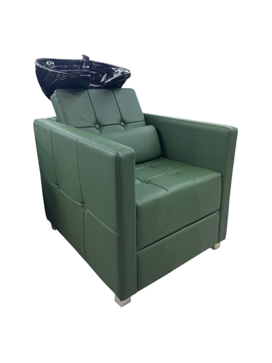 New York luxury Wash Unit dark grey leather