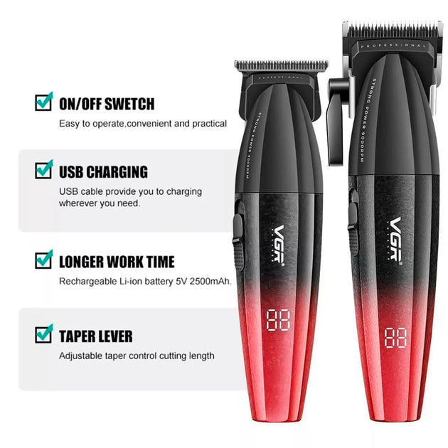 Barber VGR hair clipper + hair trimmer
