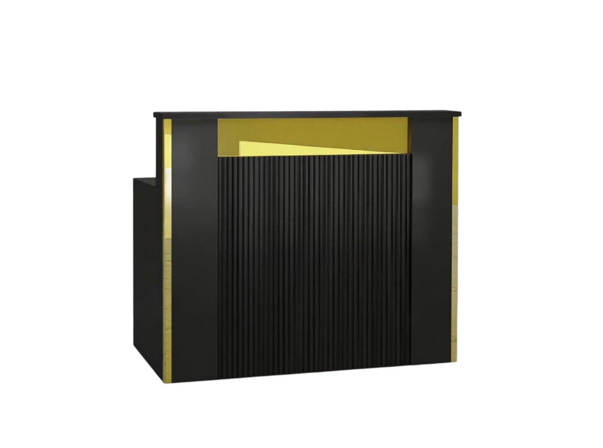 Braber Checkout tables gold black Golden Style.