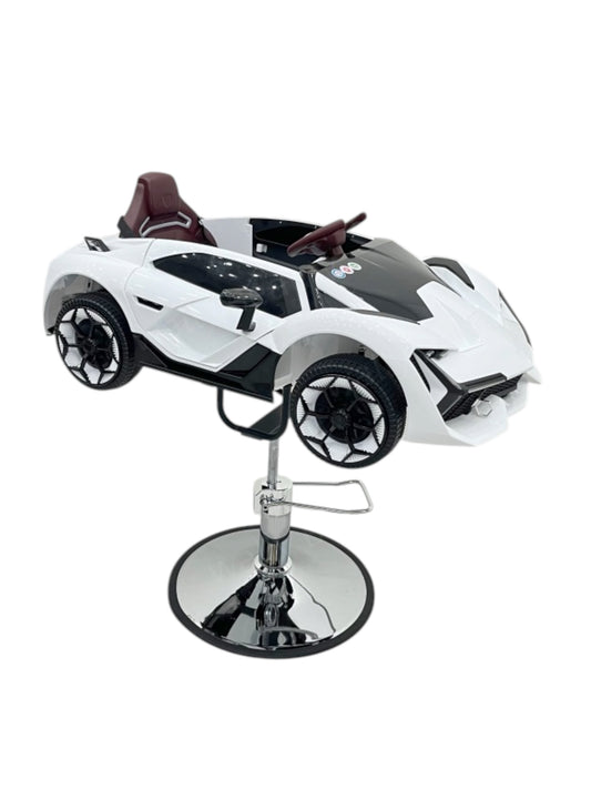 Lamborghini Sián v12 kids chair White black