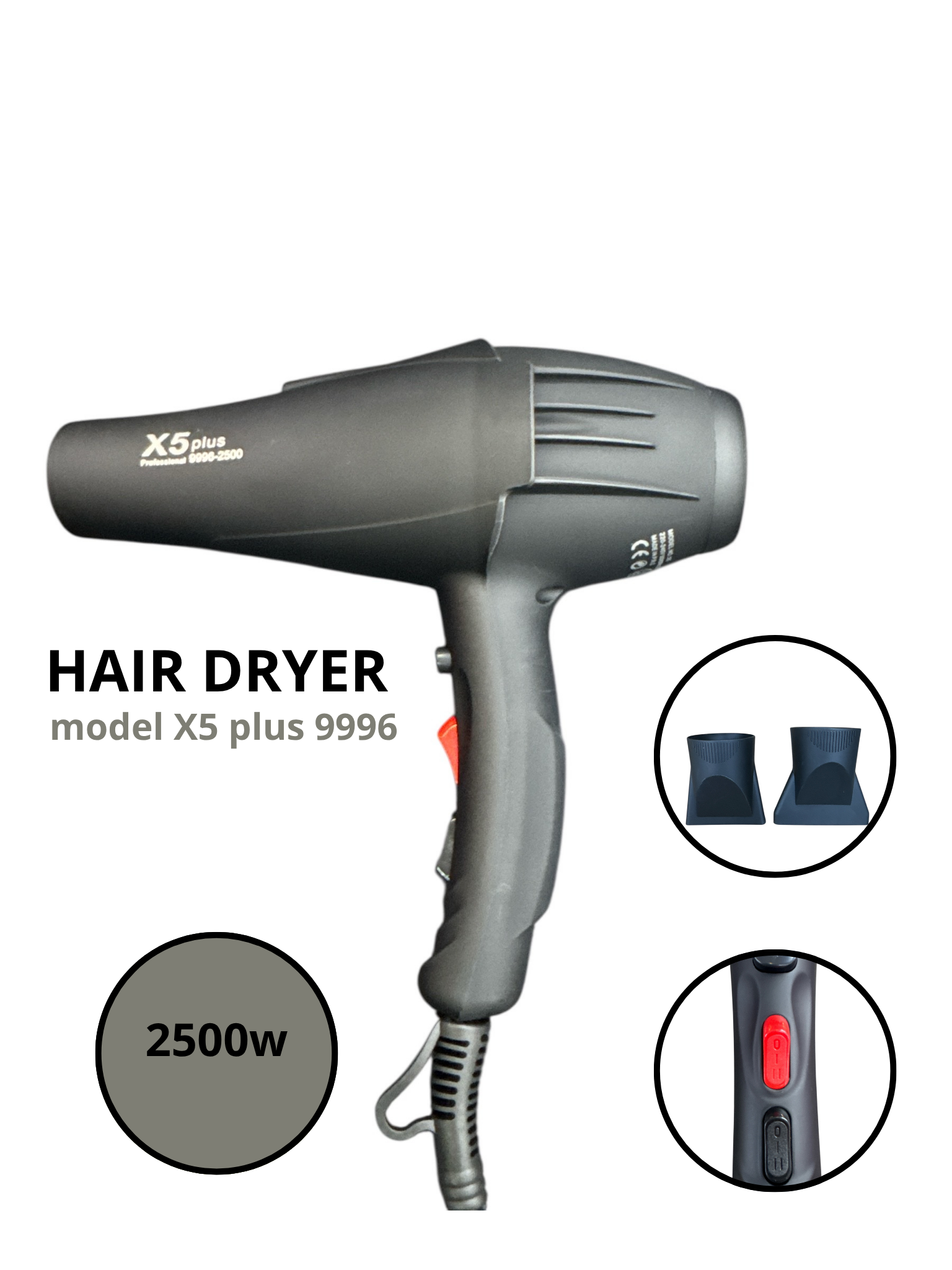 Hair Dryer 2500 watts