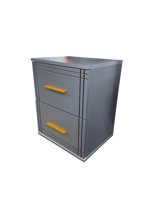 Barber Storage Cabinet” grey black gold