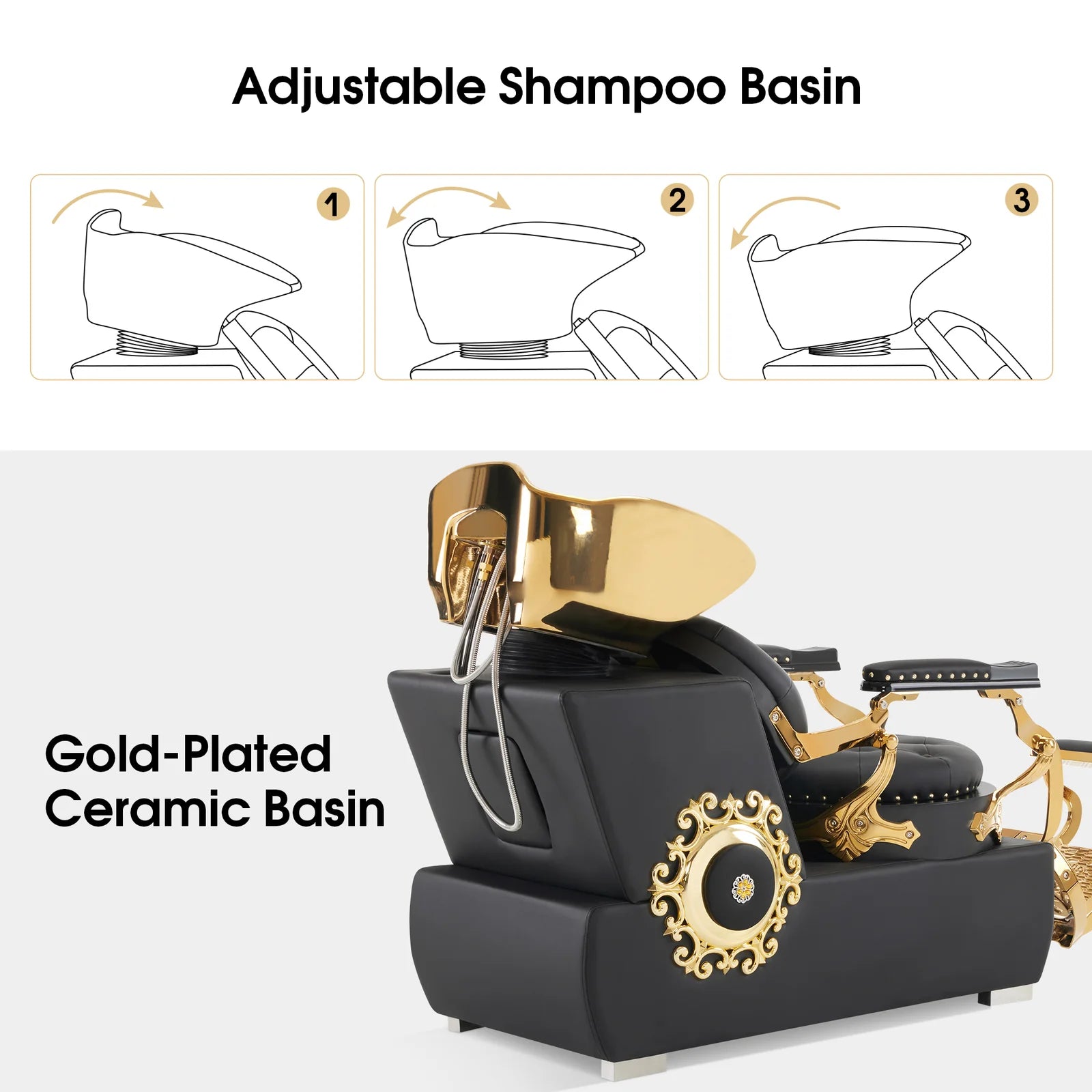 Barber wash unit Golden Style.