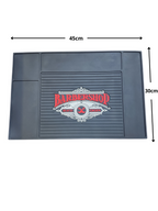 Barber Rubber Mat Barbershop Golden Style.