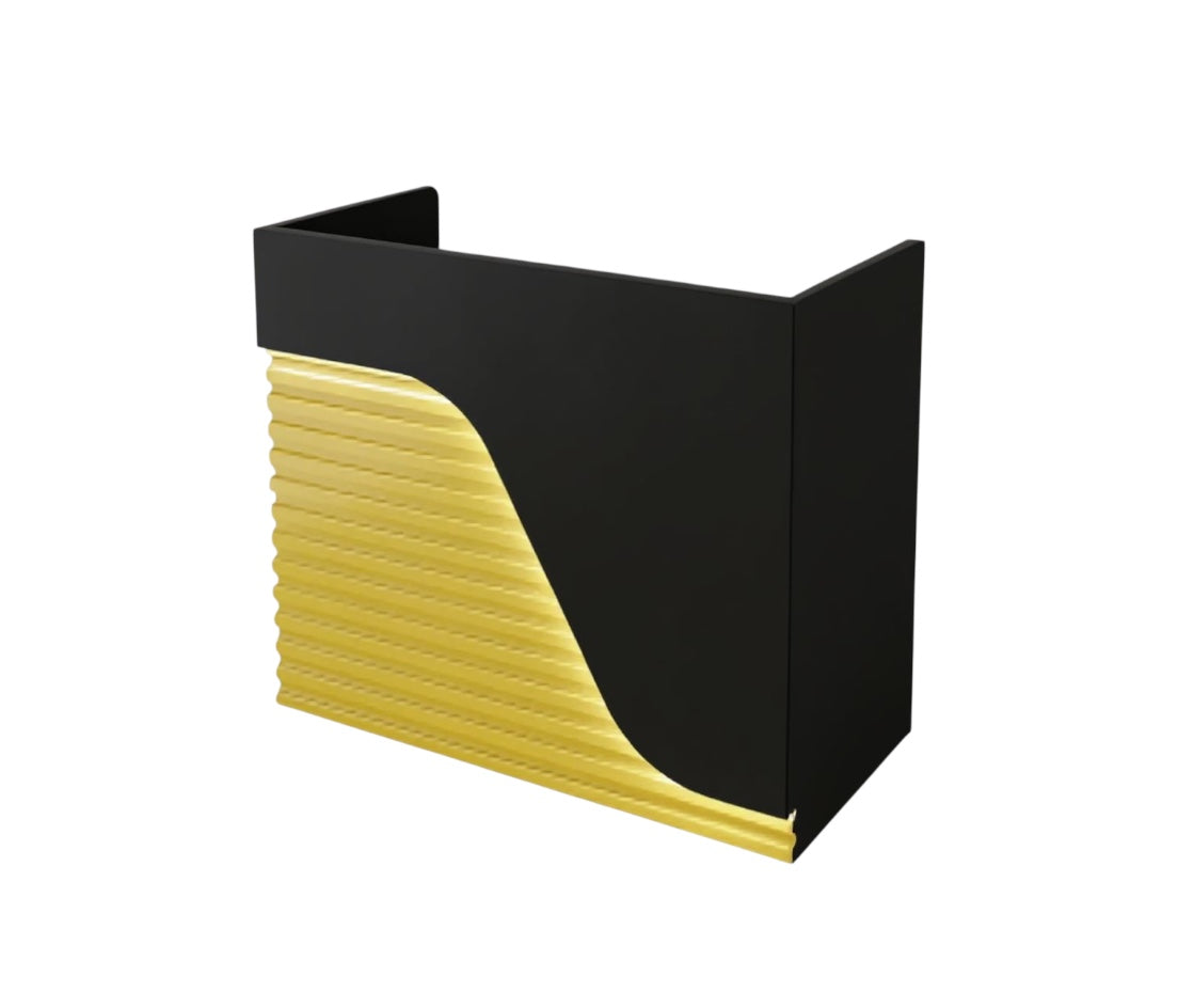 Braber Checkout tables with lighting gold black Golden Style.
