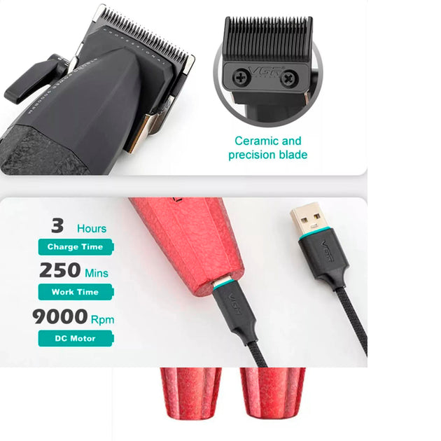 Barber VGR hair clipper + hair trimmer