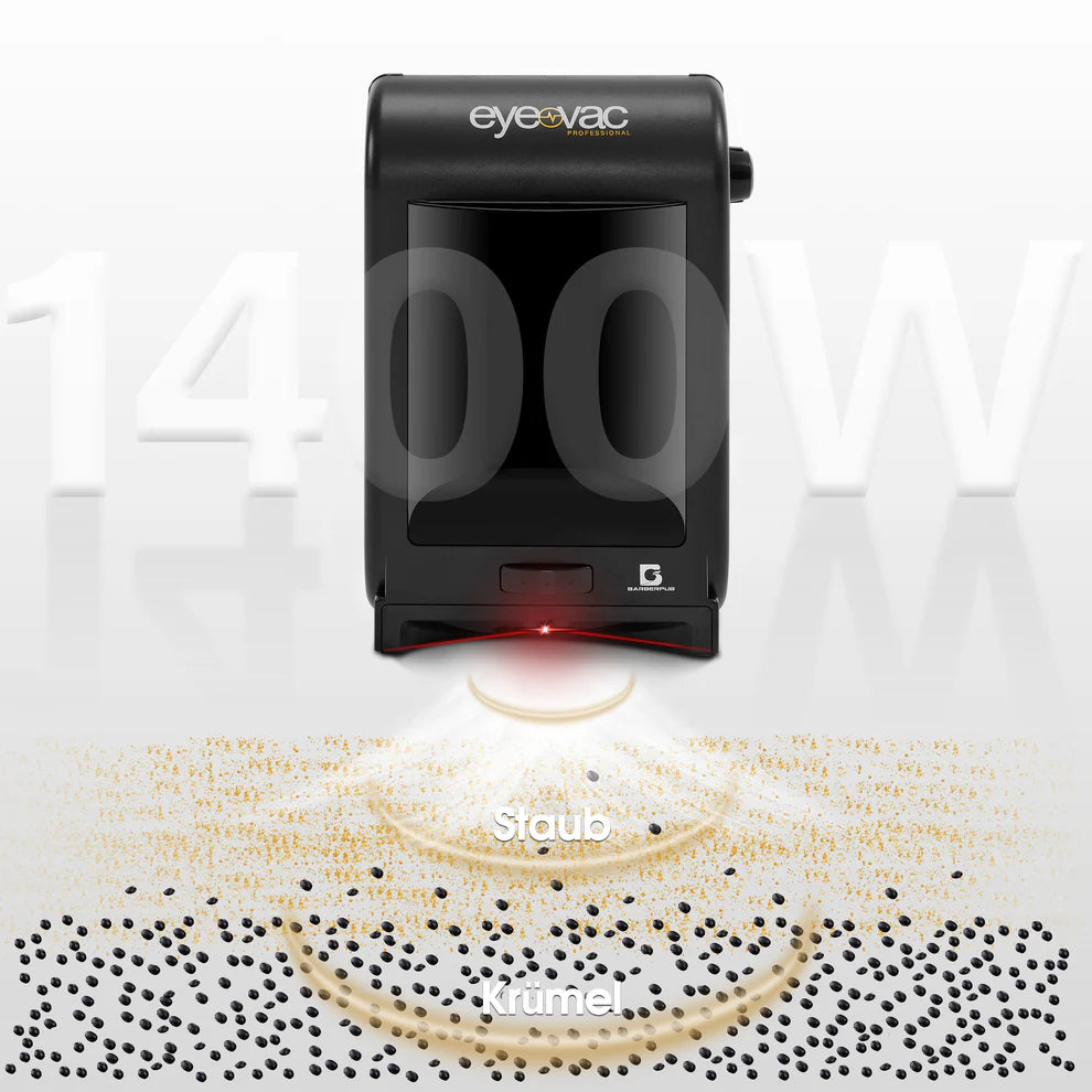 Barber Vacuum Cleaner Golden Style.
