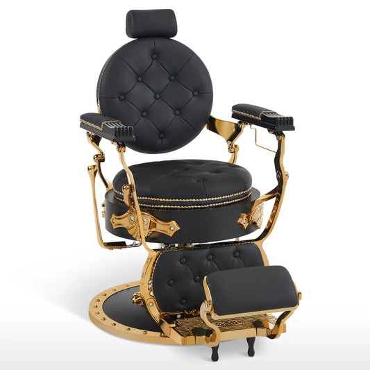 Golde style Chair gold/black