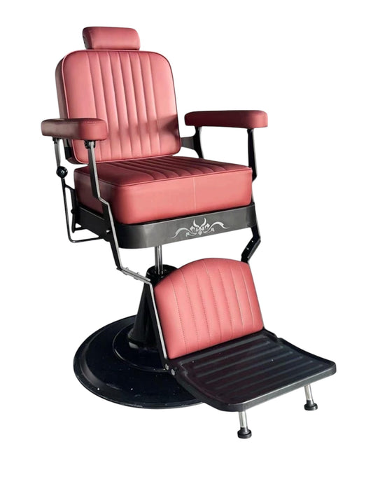 Cowboy chair special edition red leather black frame
