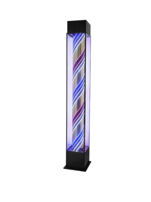 Barber pole led licht laser