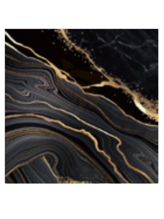 PVC marble panels black gold 3mm 280x122cm