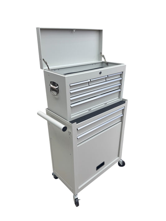 GS Tool Trolley Cream Including Top Cabinet