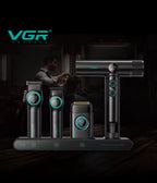 Barber VGR Hair Trimmer Professional Hair Clipper Cordless Barber Clipper 9000 RPM Beard Shaver Hair Dryer Infinitely Variable Pro 4-in-1