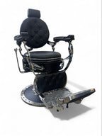 Golden style Chair silver/black