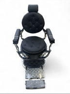 Golden style Chair silver/black