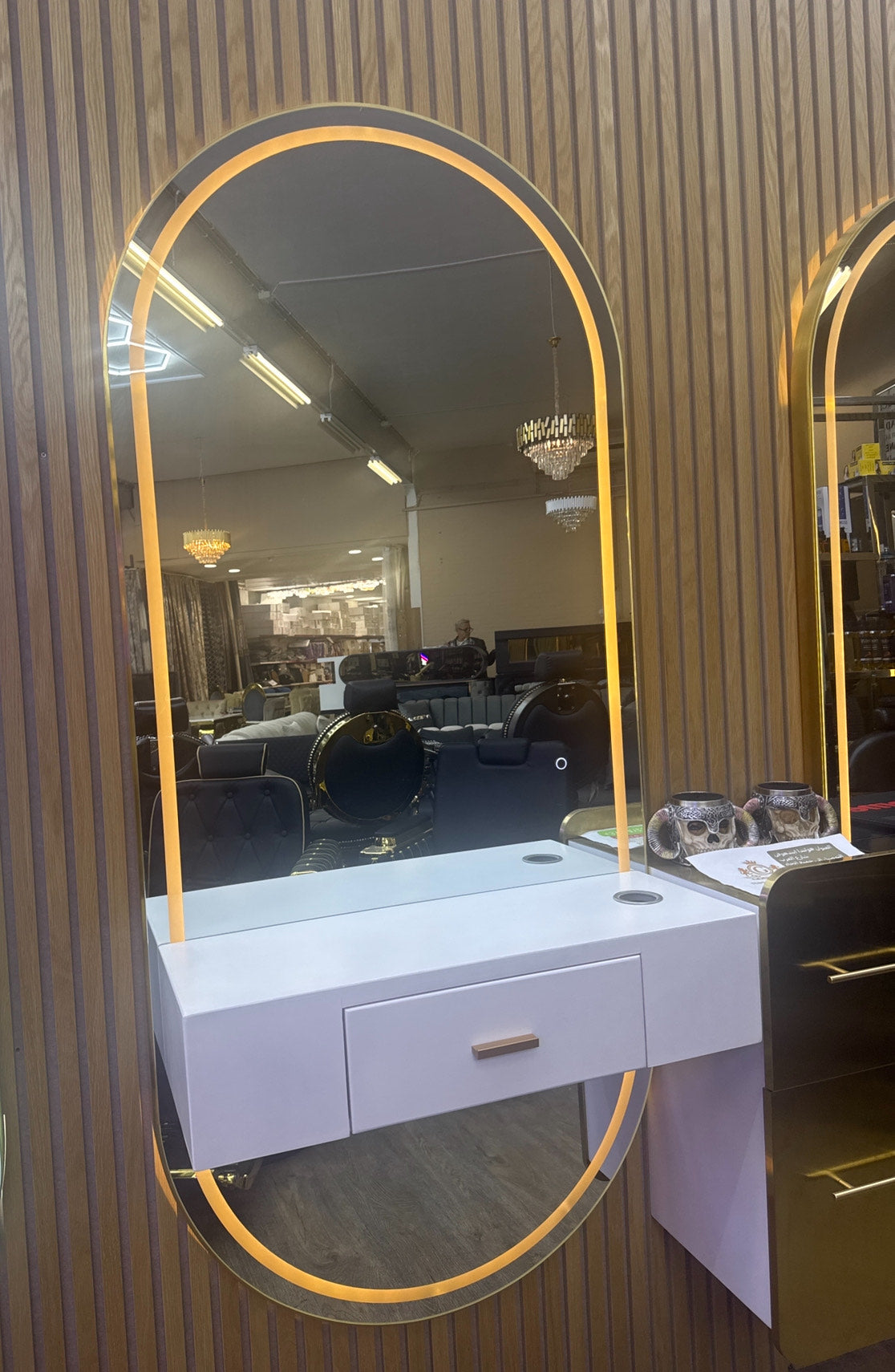 Goldenstyle Mirror led