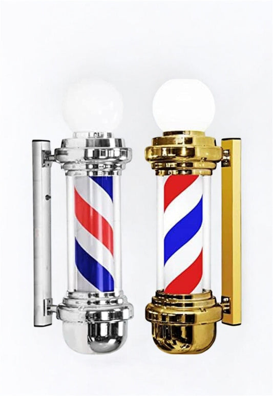 Barber pole paal lamp lux Golden style.