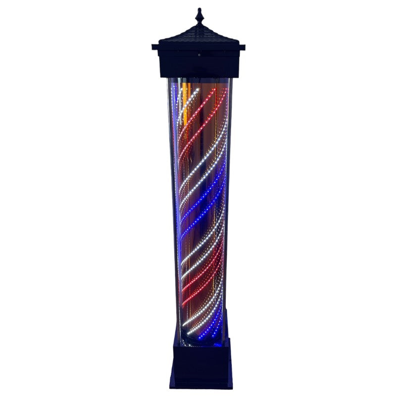 Golden style barber lamp