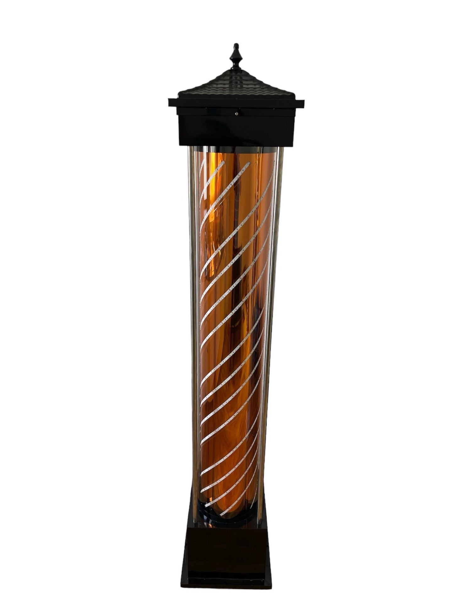Golden style barber lamp