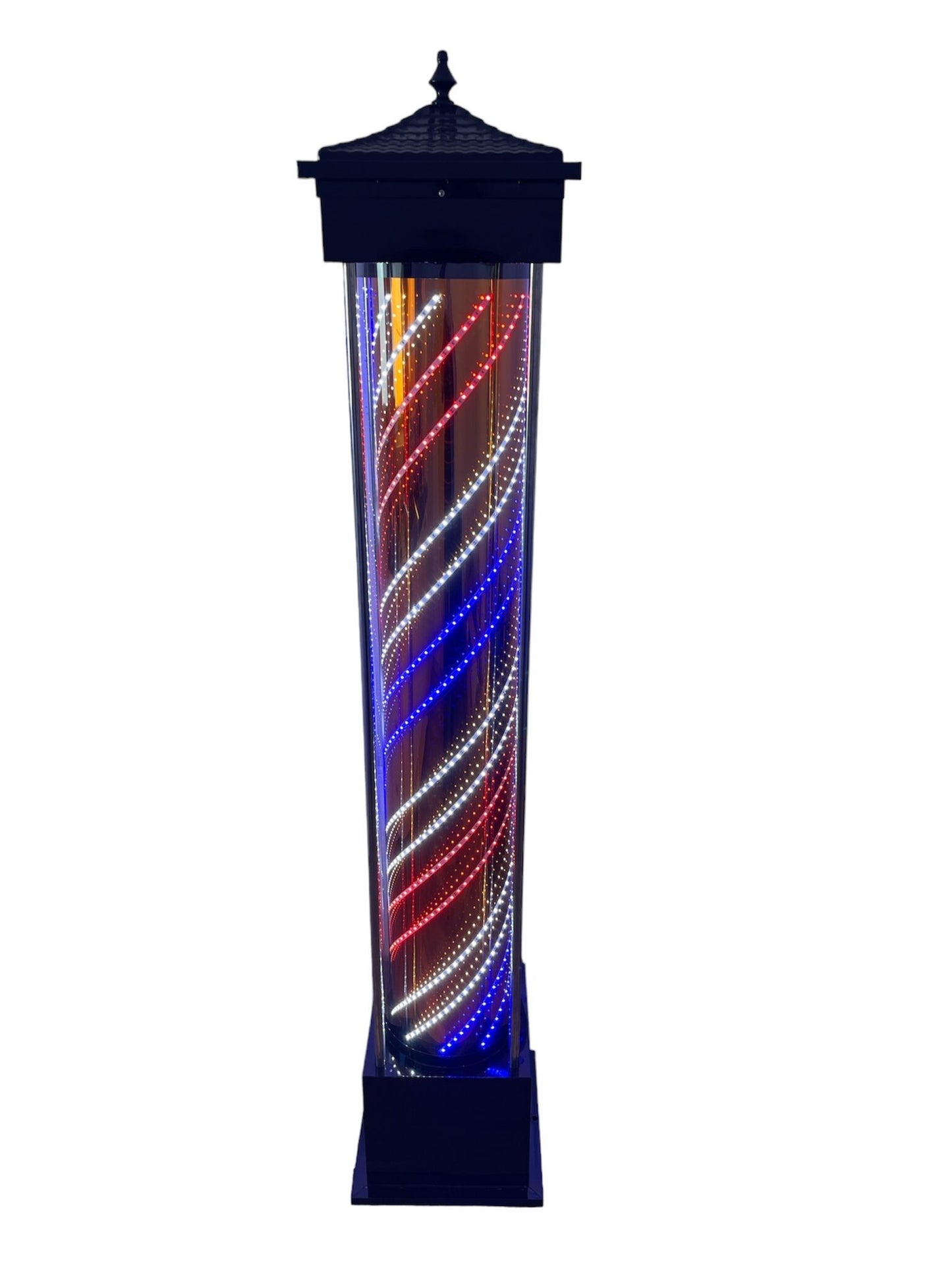 Golden style barber lamp