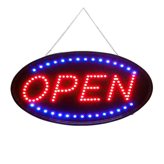 BOTC Neon lighting-LED open sign - 25x48cm - OPEN LED signs - Shop sign OPEN - Advertising sign Golden Style.