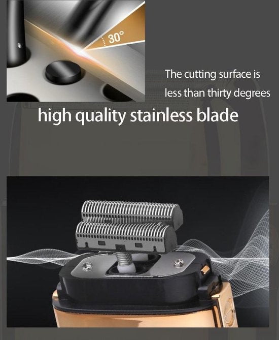 Kemei TX1 - Shaver - Shaver - Shaving - gold edition
