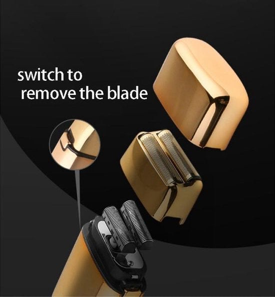 Kemei TX1 - Shaver - Shaver - Shaving - gold edition