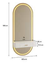 Goldenstyle Mirror led