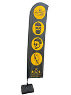 Barber flag Golden Style.