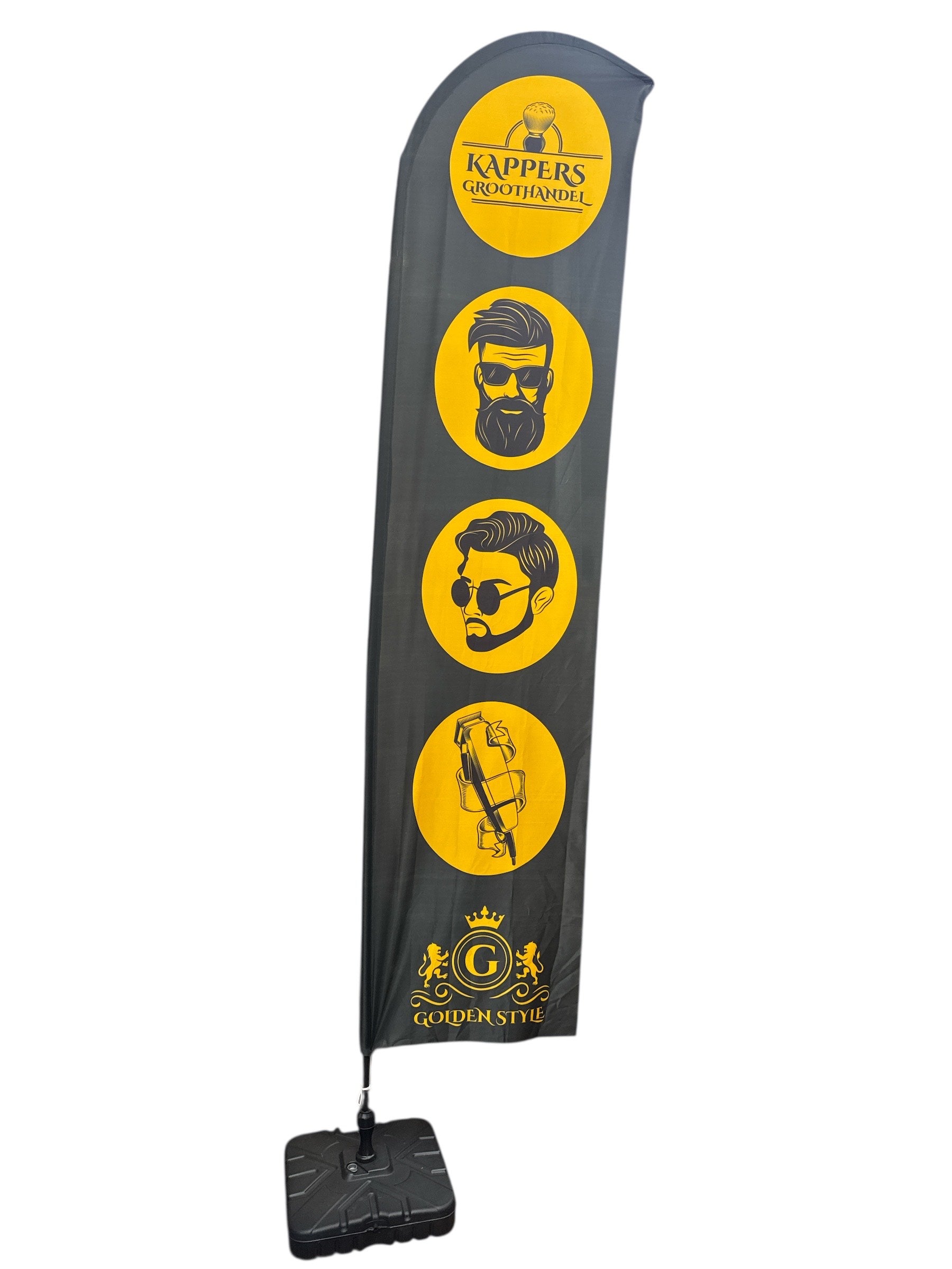 Barber flag Golden Style.