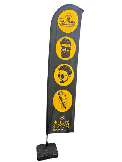 Barber flag Golden Style.