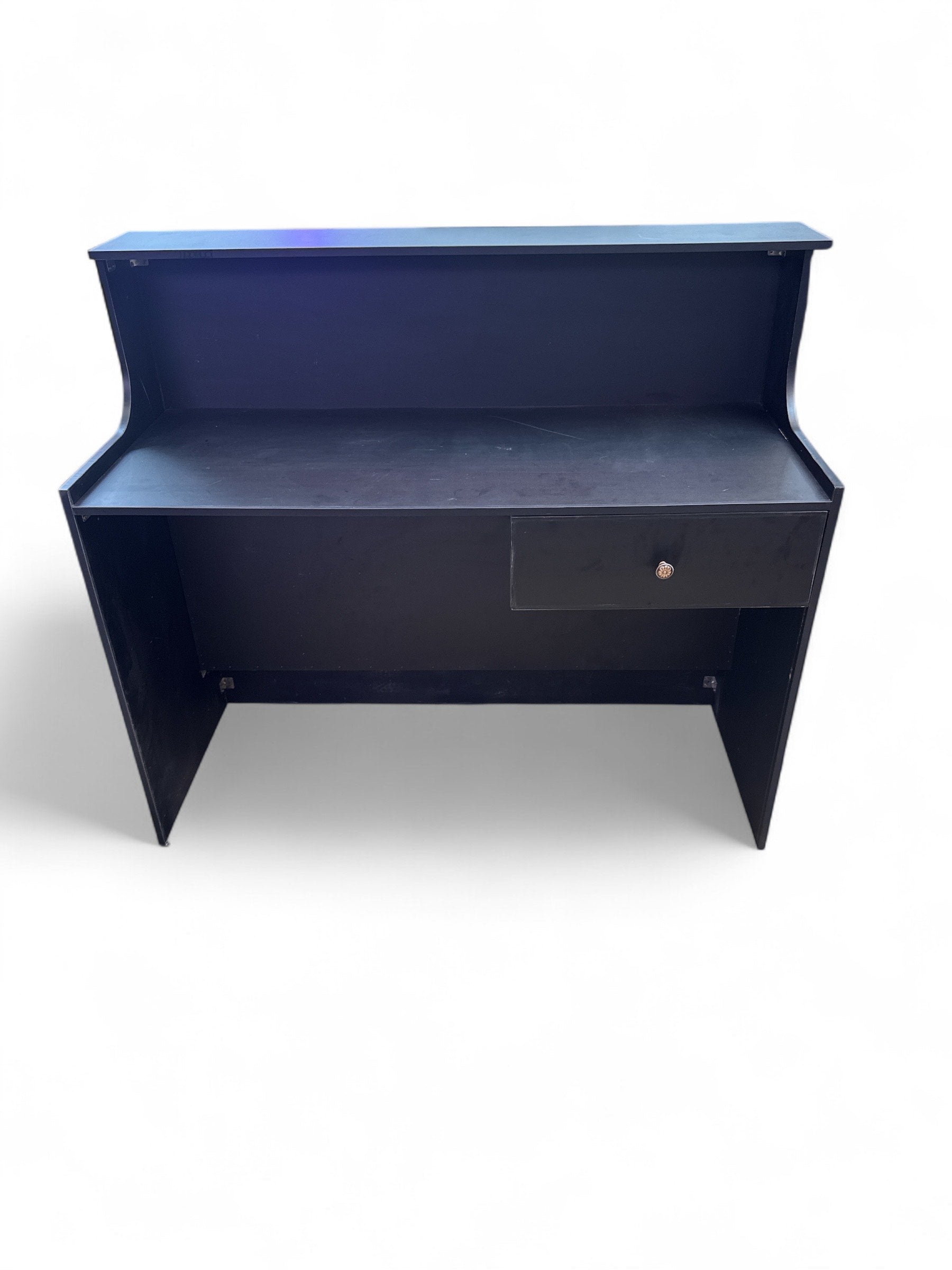Reception Vintage Front Reception Table For Wooden Furniture Golden Style.
