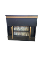 Reception Vintage Front Reception Table For Wooden Furniture Golden Style.