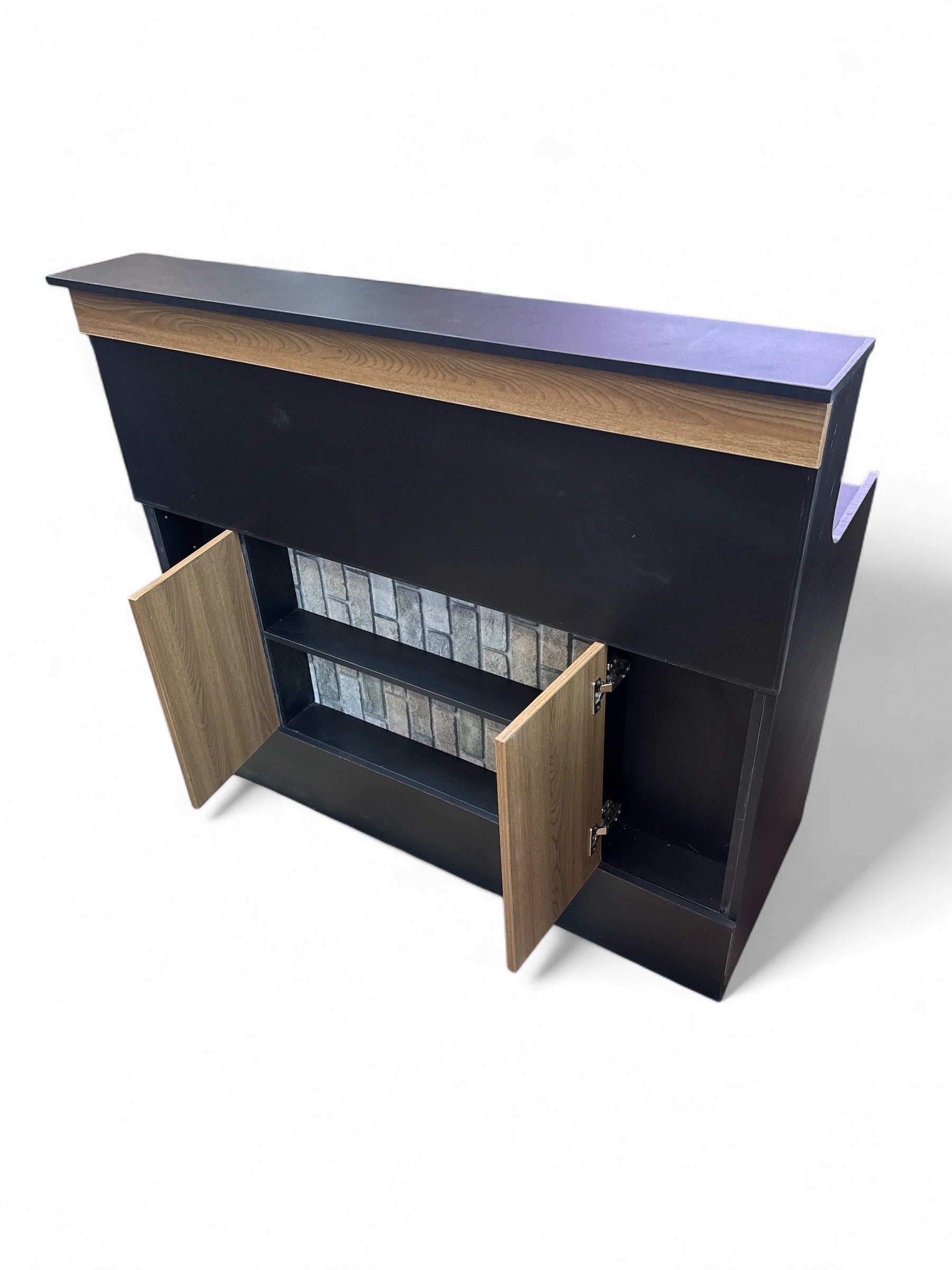 Reception Vintage Front Reception Table For Wooden Furniture Golden Style.