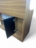 Reception Vintage Front Reception Table For Wooden Furniture Golden Style.
