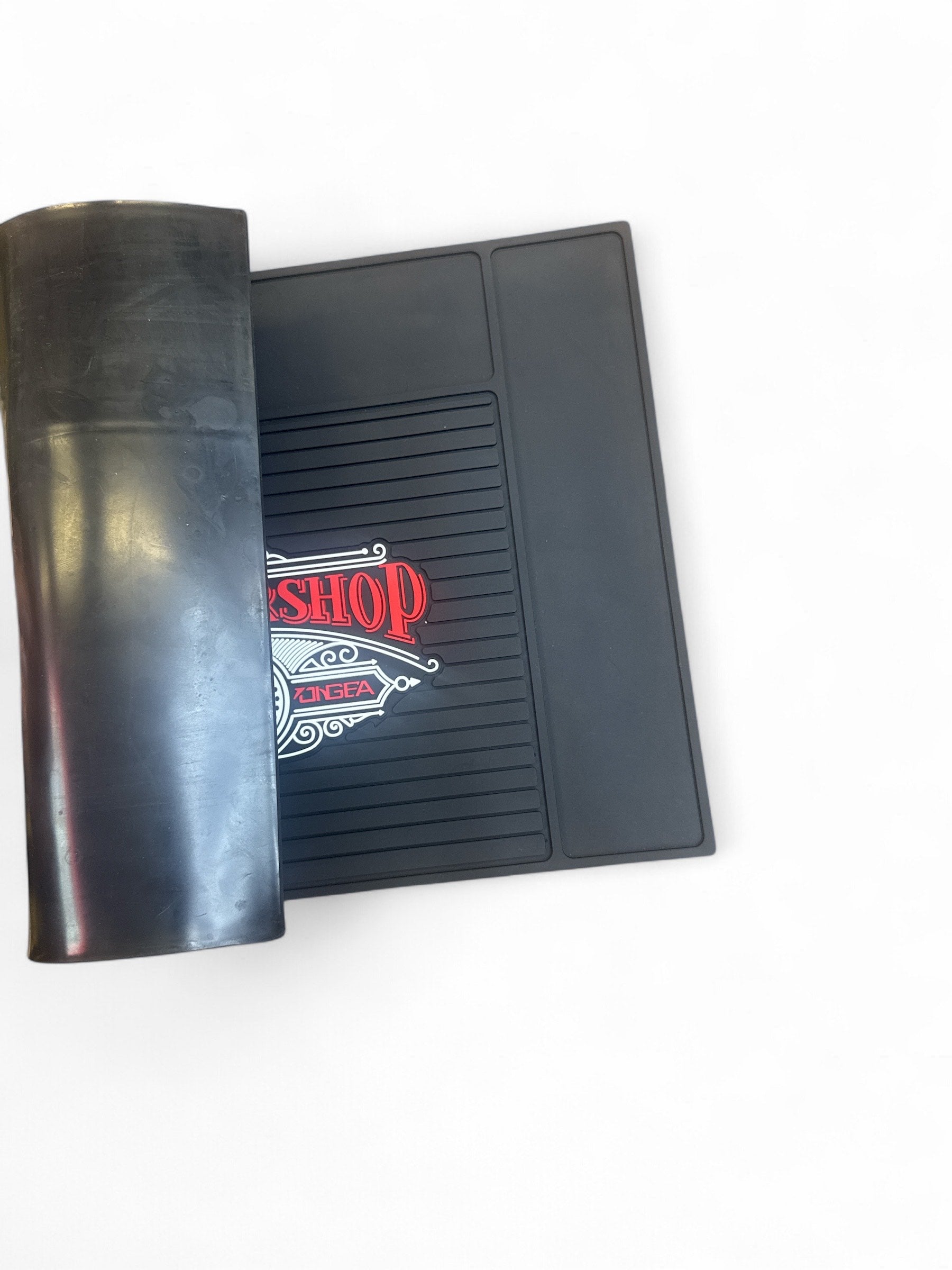 Barber Rubber Mat Barbershop Golden Style.