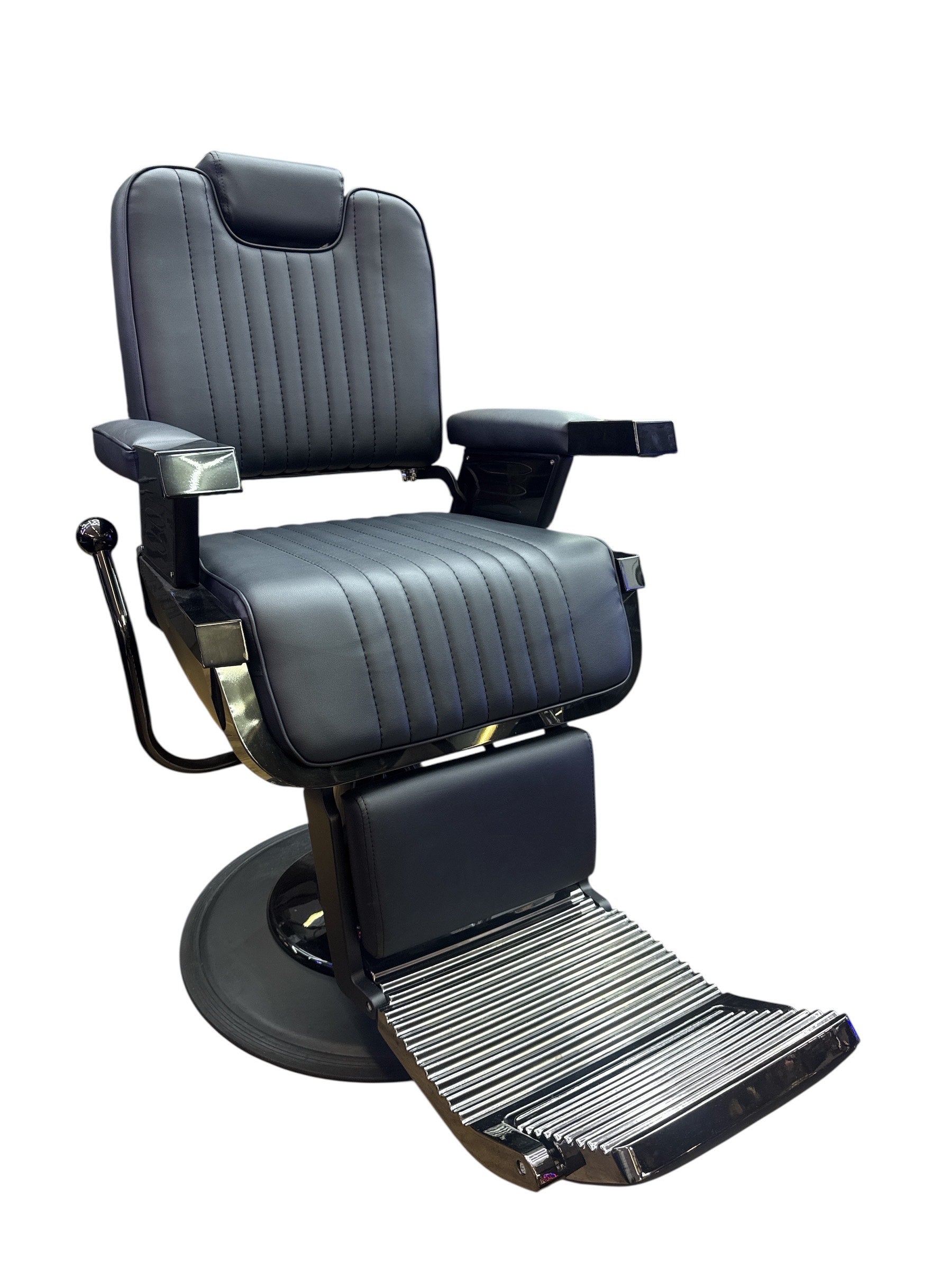 barber Chairs black on black Golden Style.