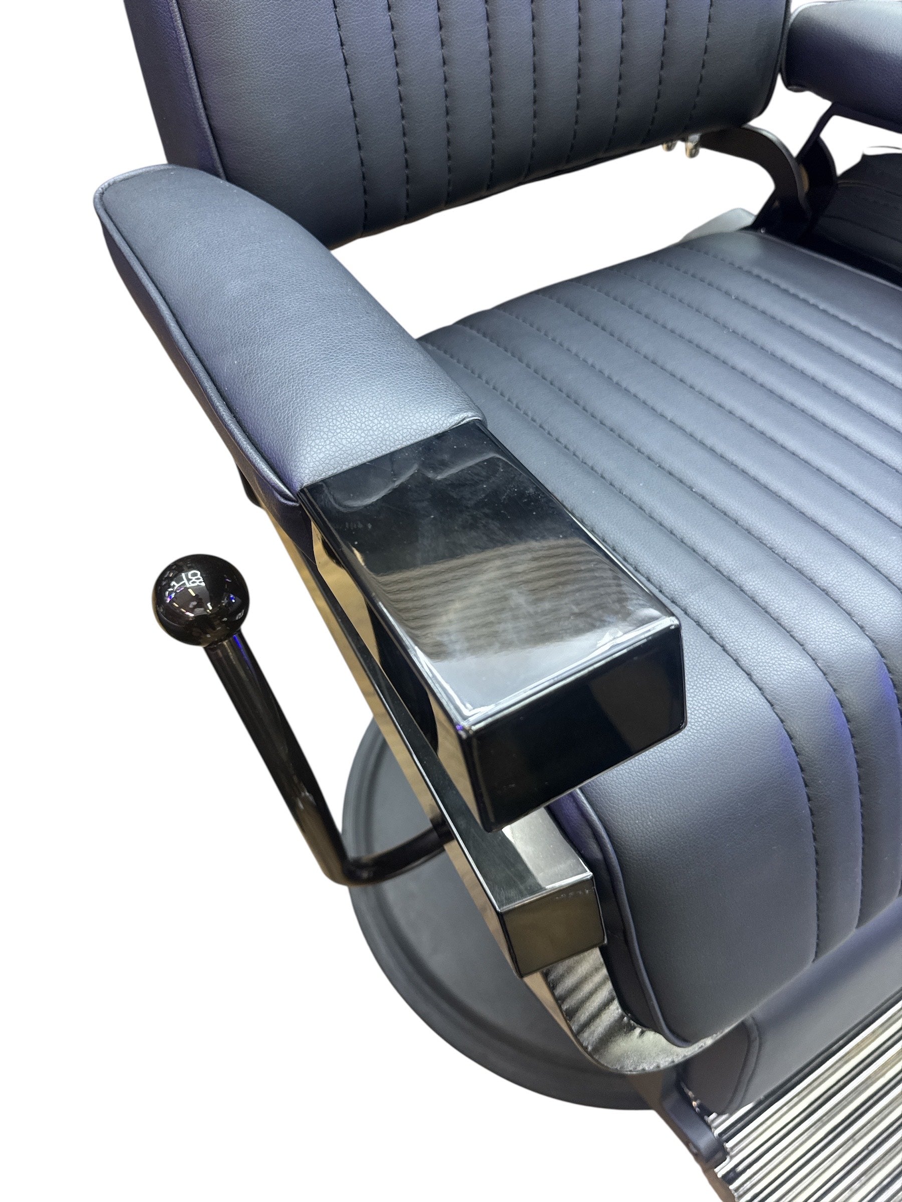 barber Chairs black on black Golden Style.