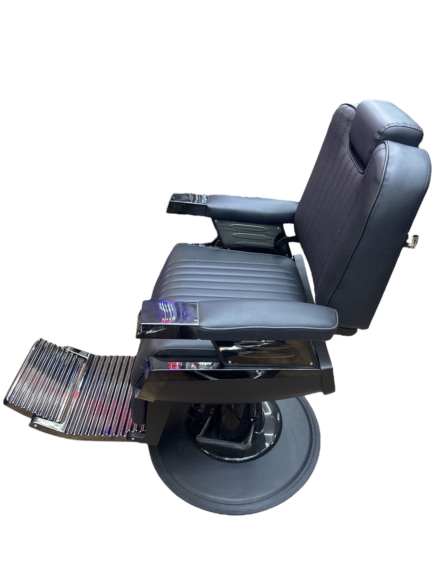 barber Chairs black on black Golden Style.