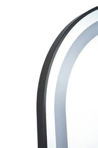 Barber led mirror Golden Style.