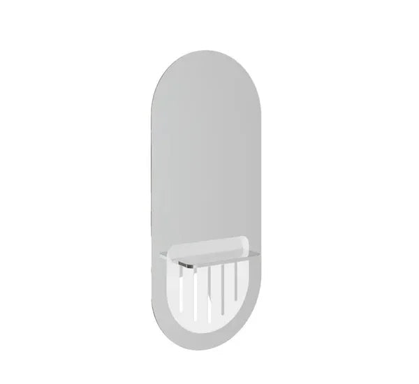 Barber mirror led gold Golden Style.